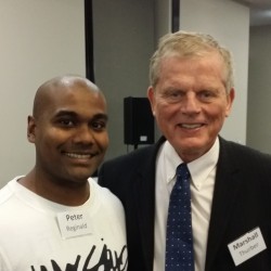Peter Reginald with Marshall Thurber