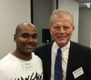 Peter Reginald with Marshall Thurber