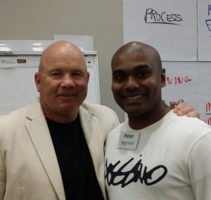 Peter Reginald with Bill Allen