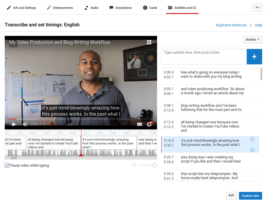 youtube-closed-caption-transcription